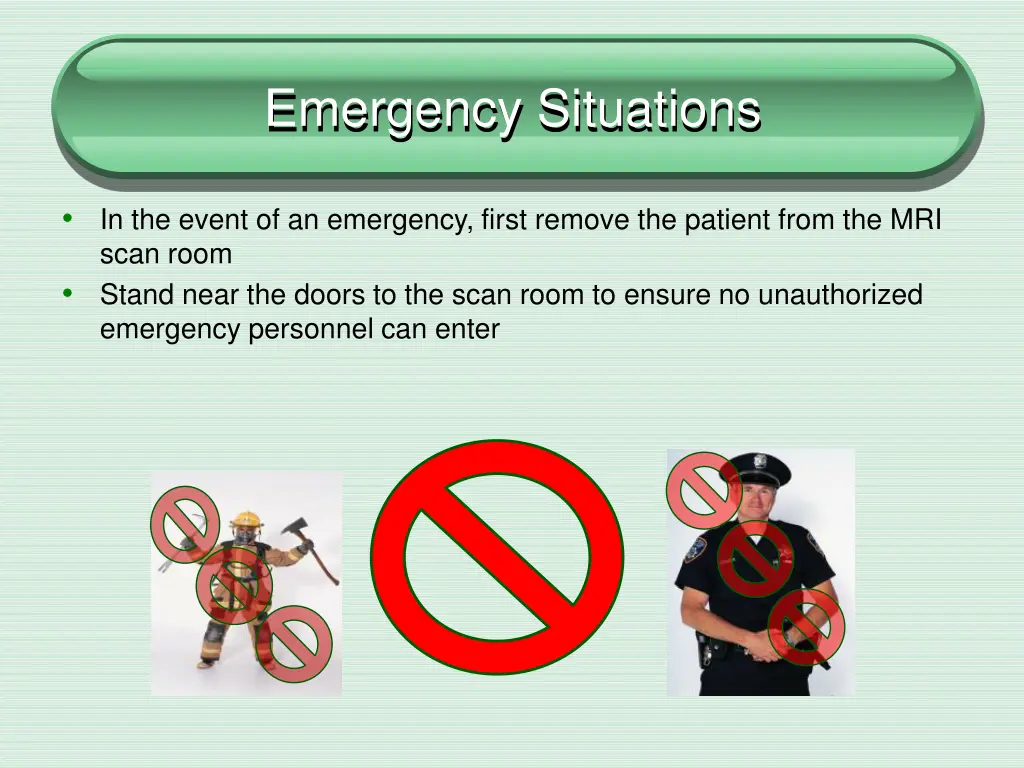 emergency situations