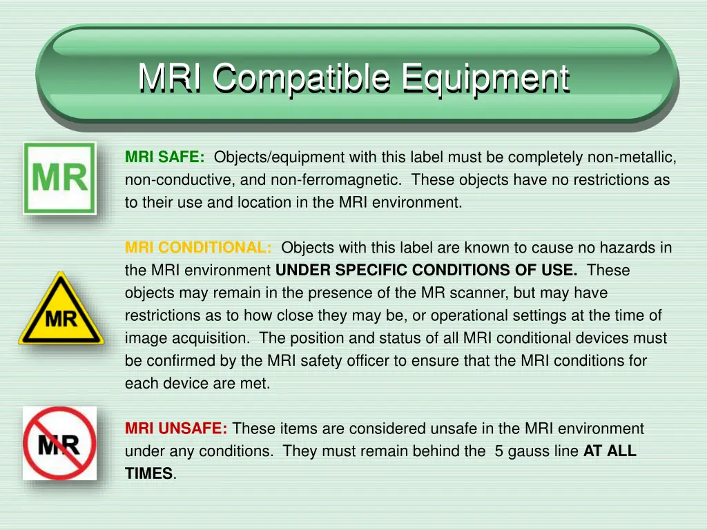 mri compatible equipment 1