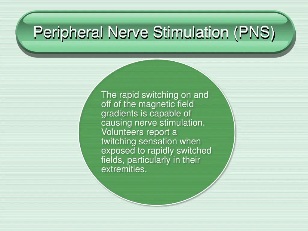 peripheral nerve stimulation pns