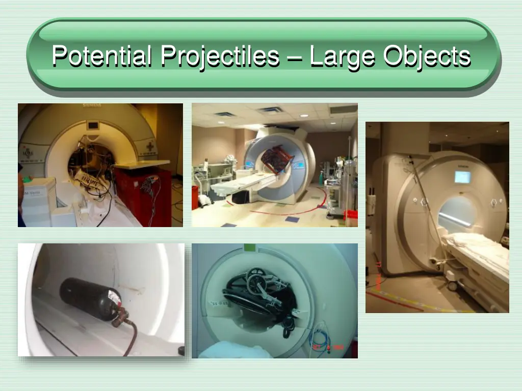 potential projectiles large objects 1