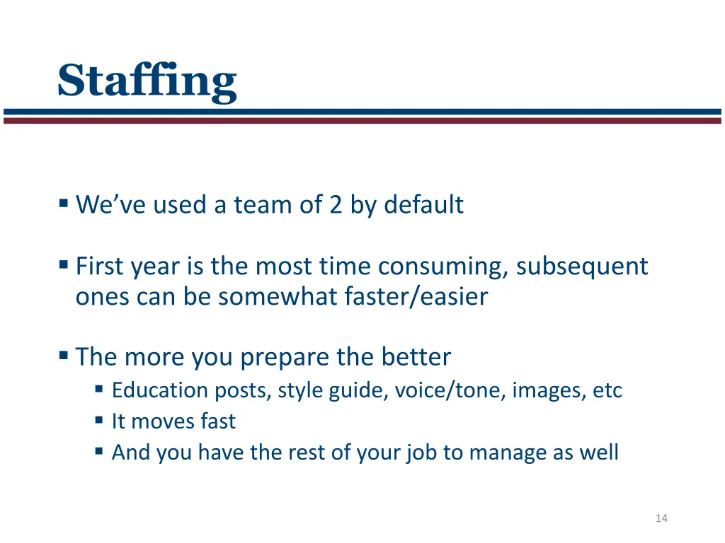 staffing