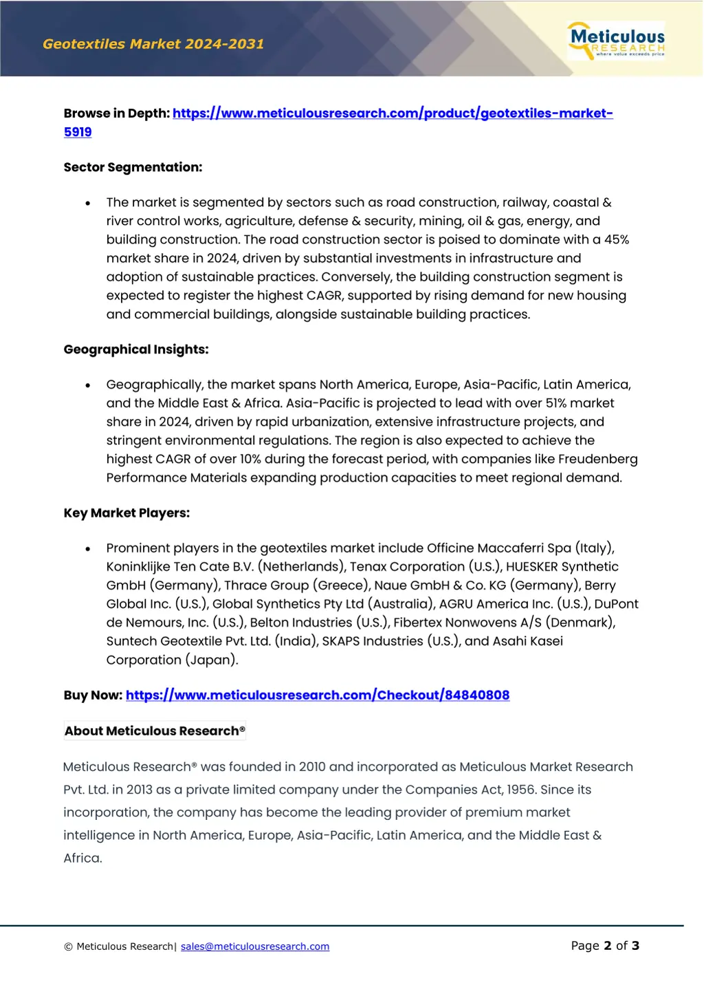 geotextiles market 20 2 4 20 31 1