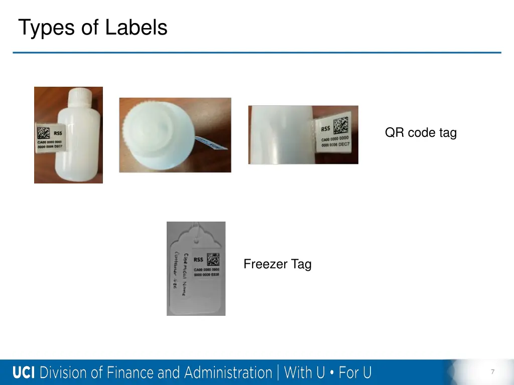 types of labels