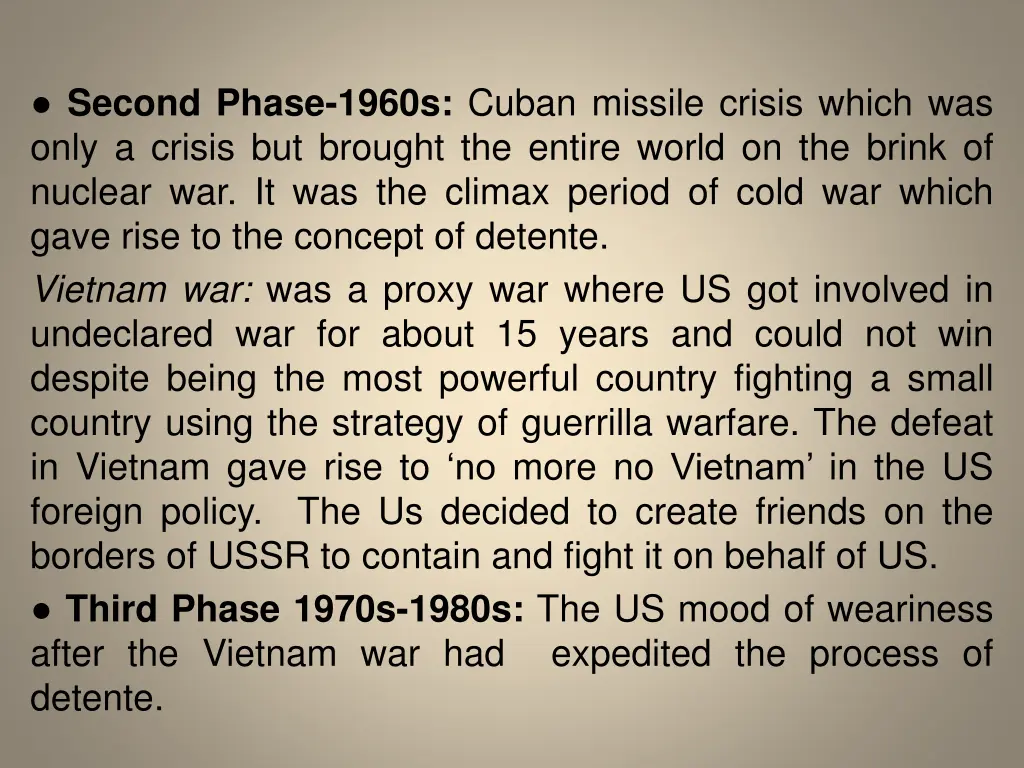 second phase 1960s cuban missile crisis which