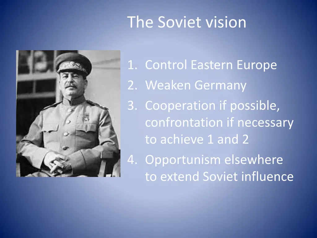 the soviet vision