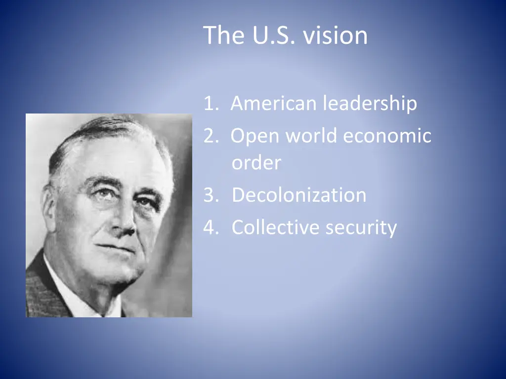 the u s vision