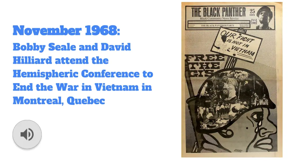 november 1968 november 1968 bobby seale and david