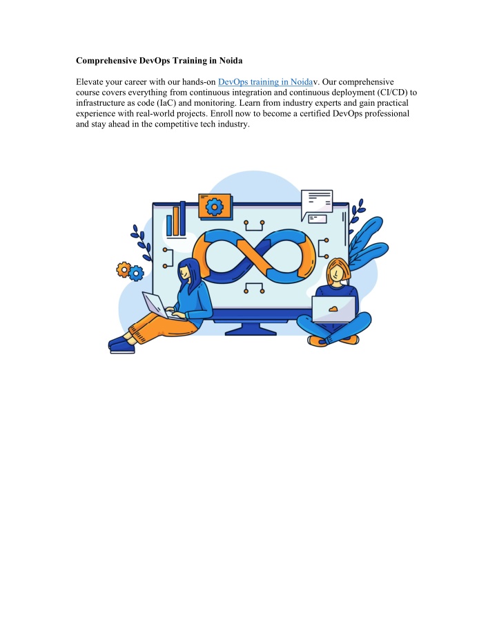 comprehensive devops training in noida