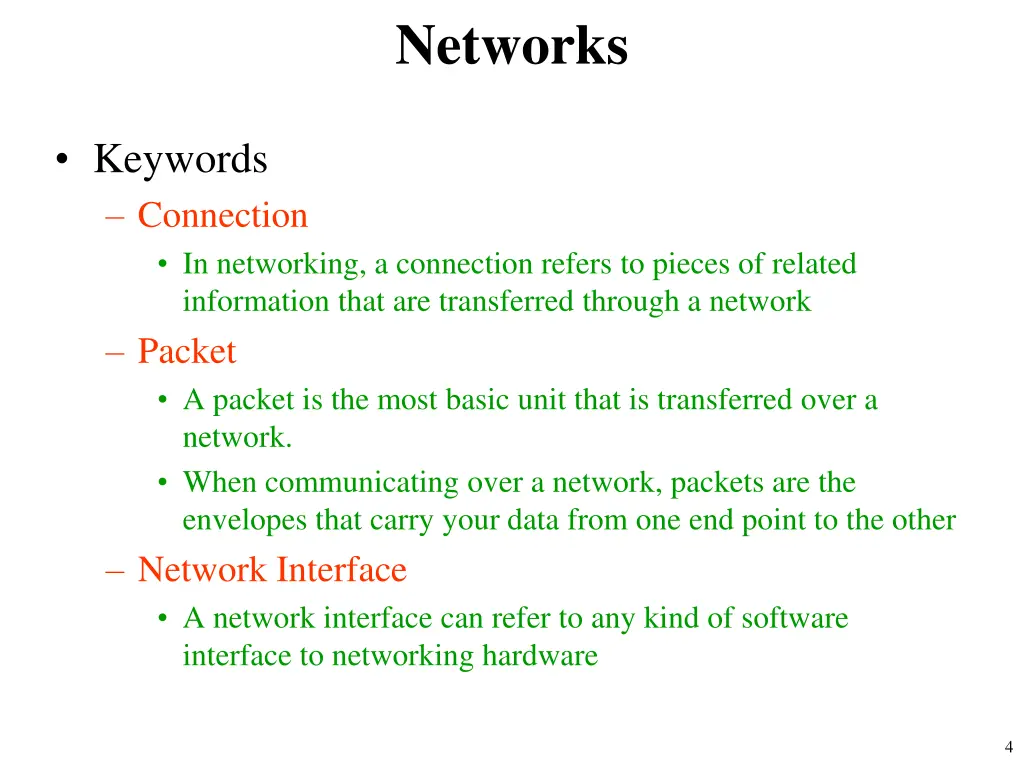 networks 1