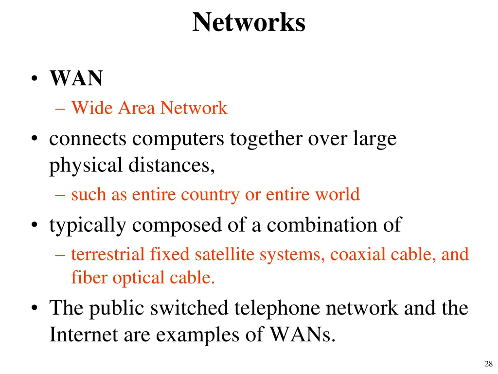 networks 16