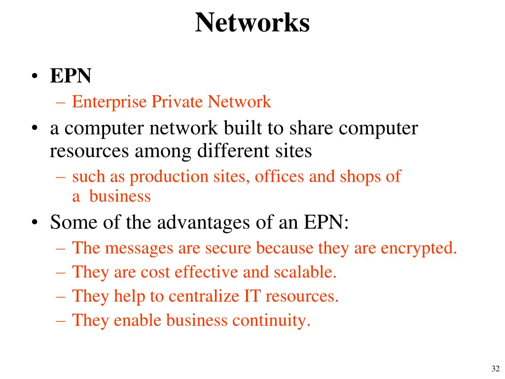 networks 20