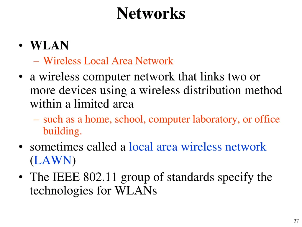 networks 25