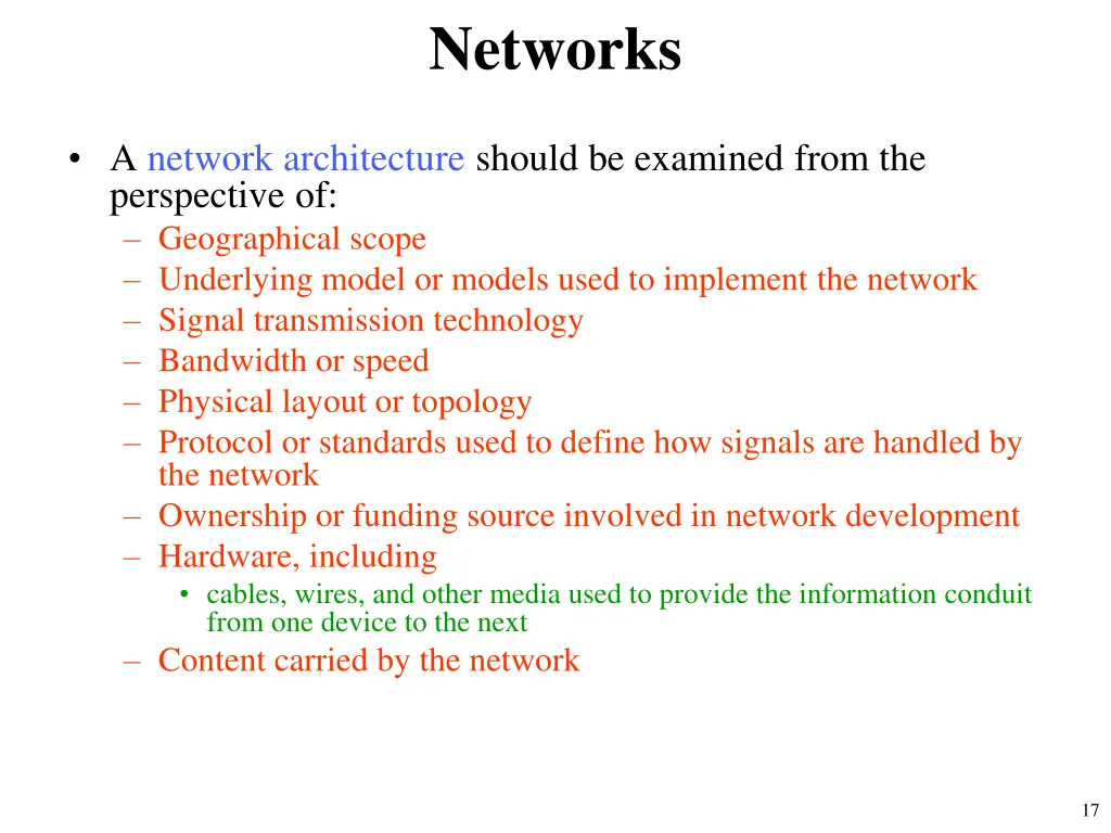 networks 5