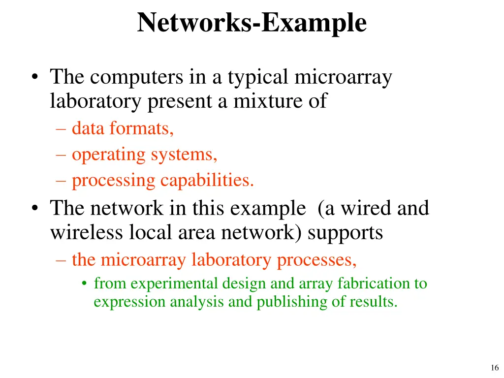 networks example 1