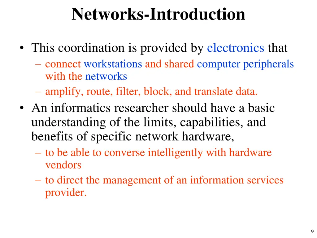 networks introduction 1