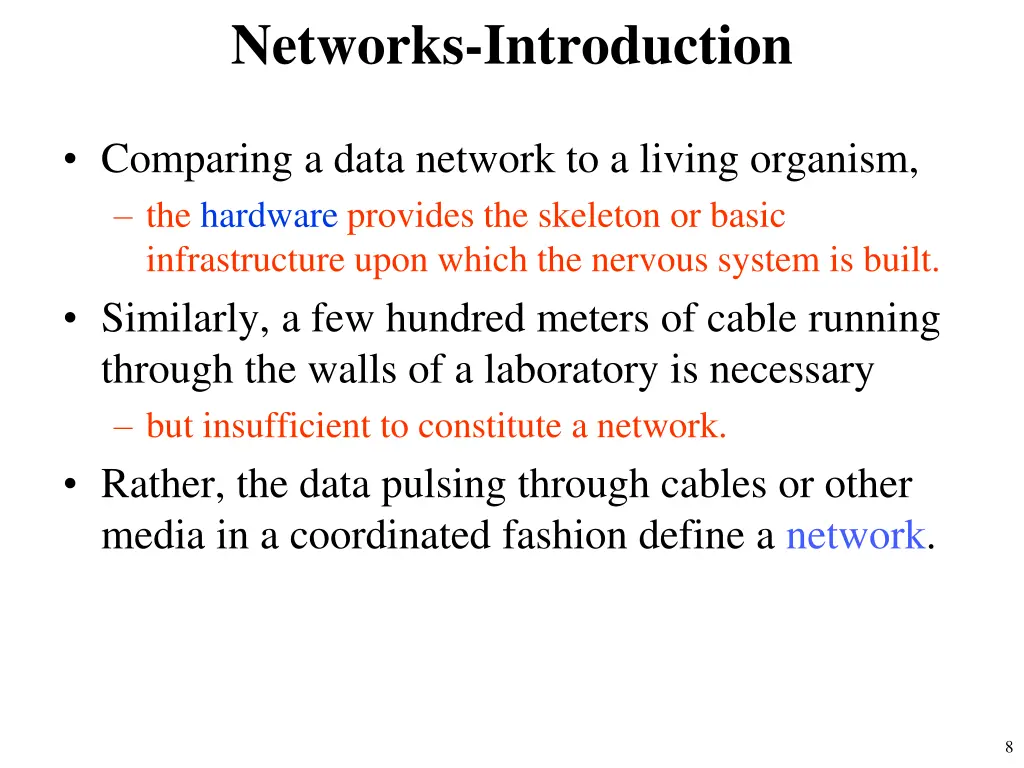 networks introduction