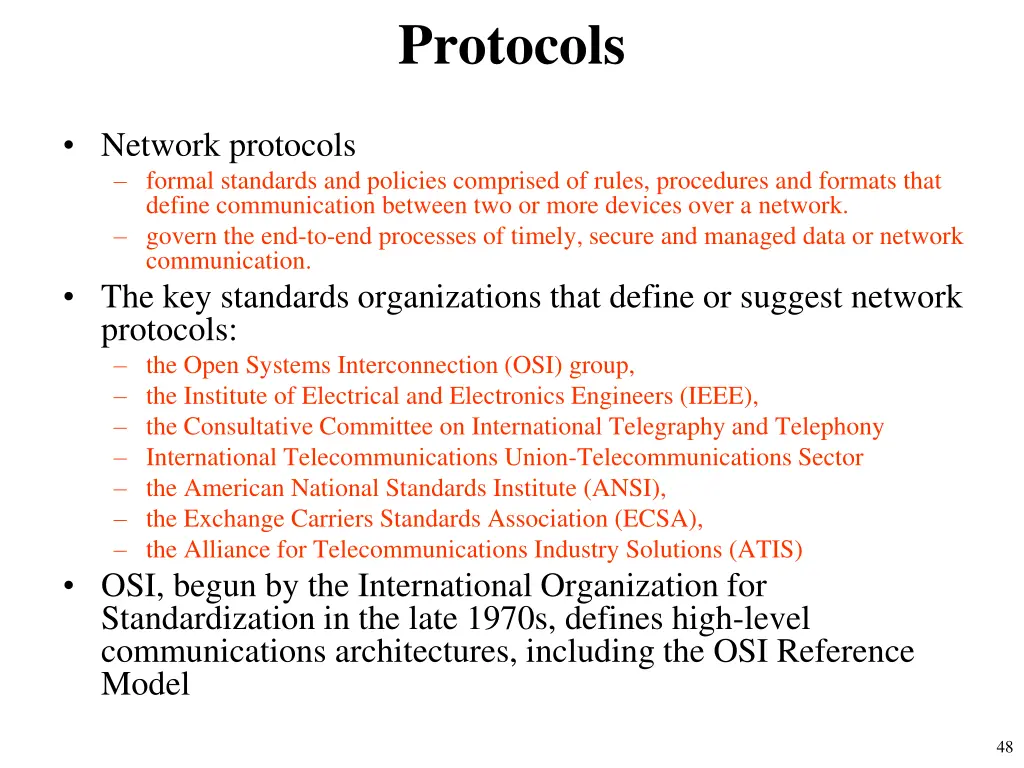 protocols