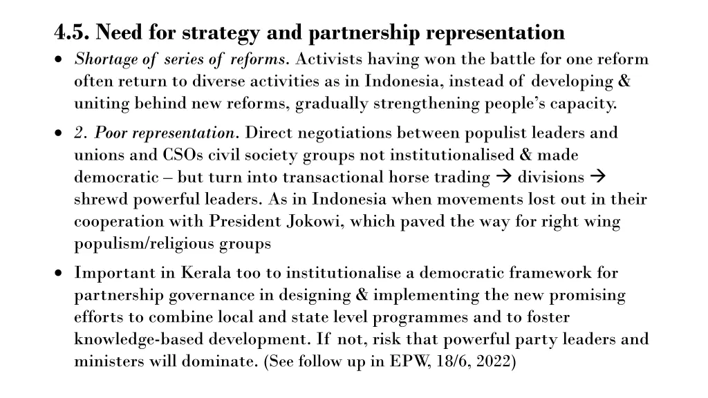 4 5 need for strategy and partnership