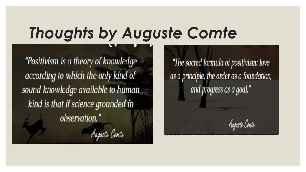 thoughts by auguste comte