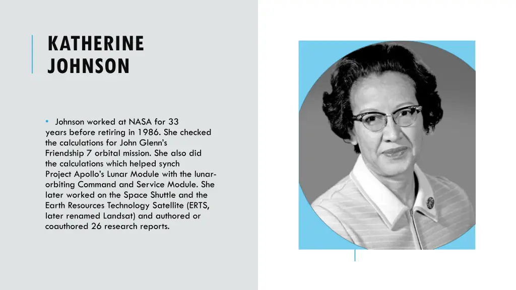 katherine johnson