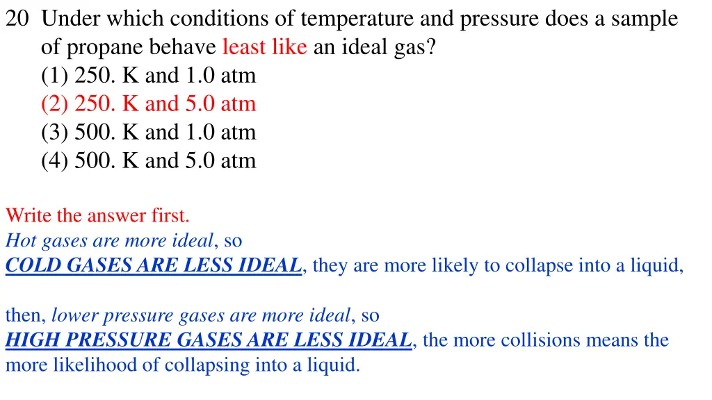 20 under which conditions of temperature 1