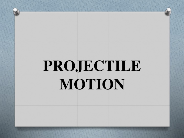 projectile motion