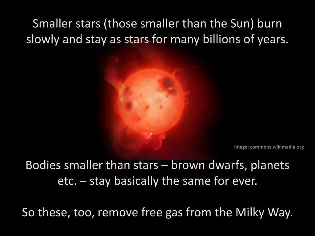 smaller stars those smaller than the sun burn