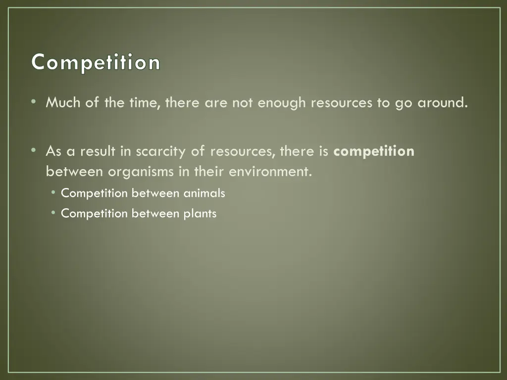 competition