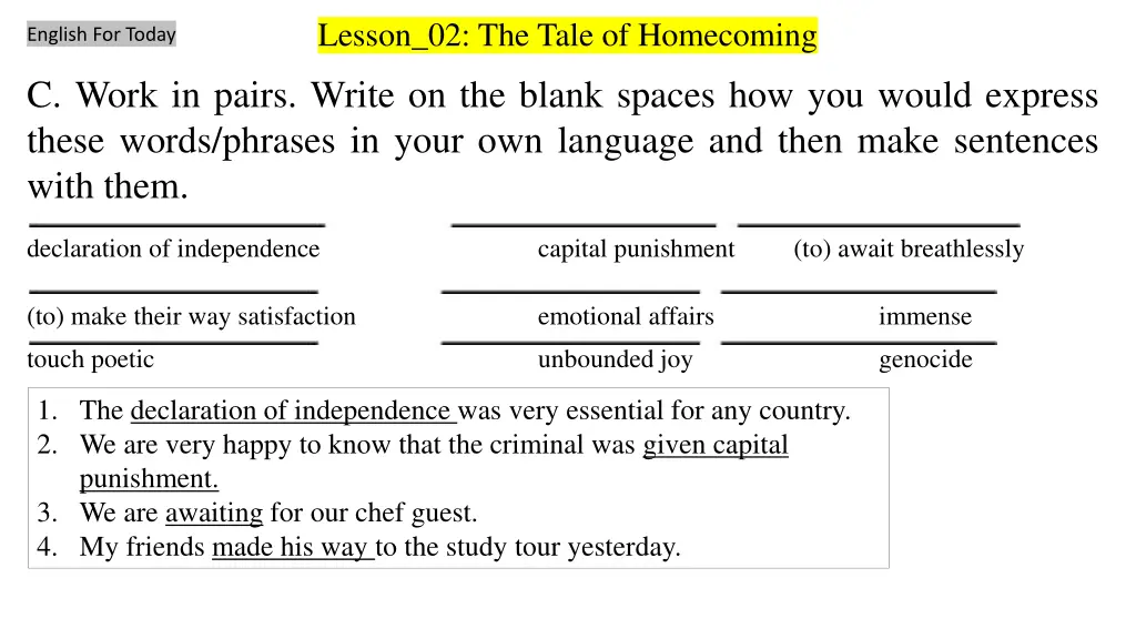 lesson 02 the tale of homecoming 4