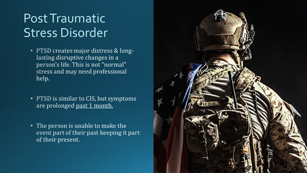 post traumatic stress disorder