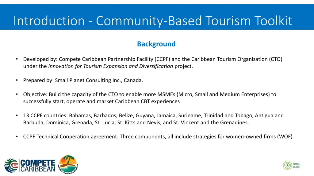 introduction community based tourism toolkit