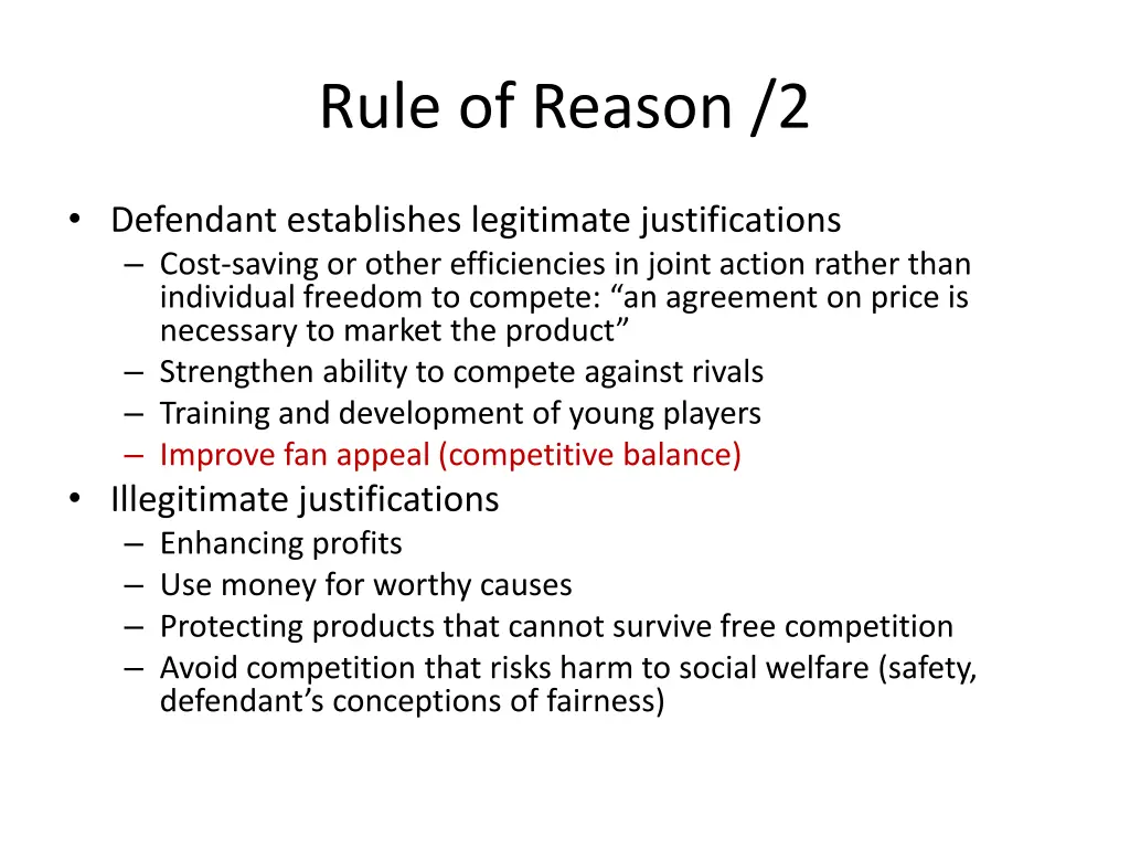 rule of reason 2