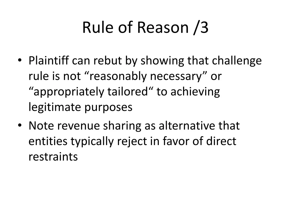 rule of reason 3