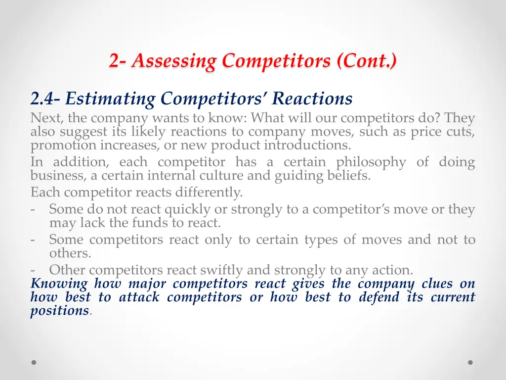 2 assessing competitors cont 3