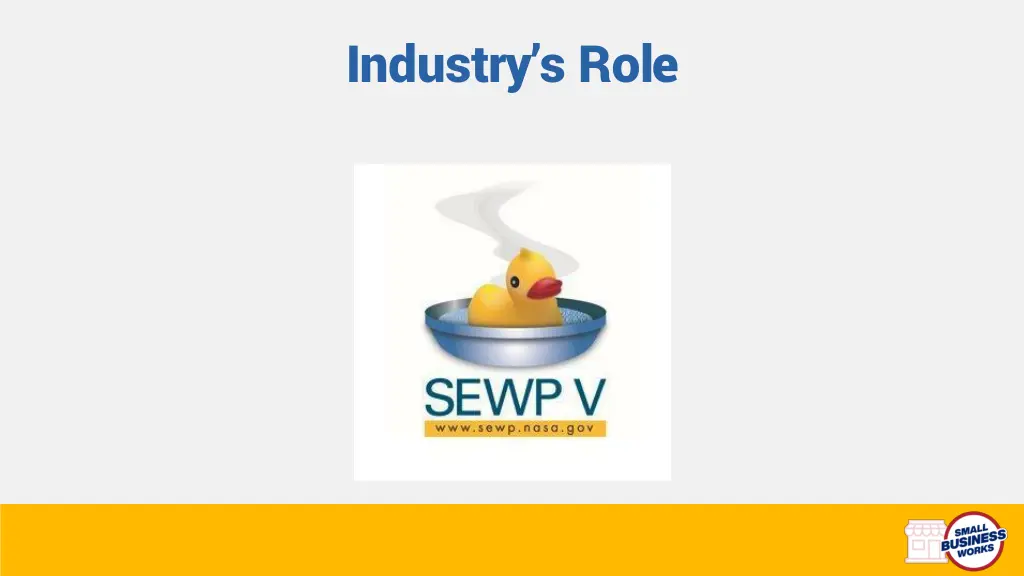 industry s role