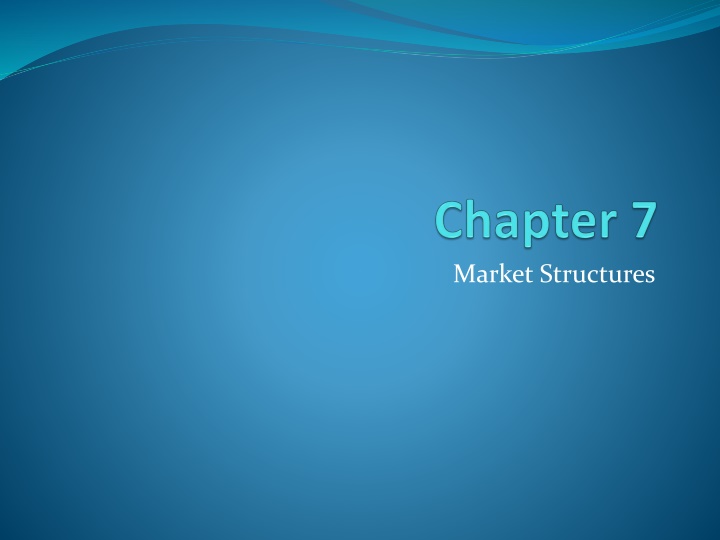 market structures