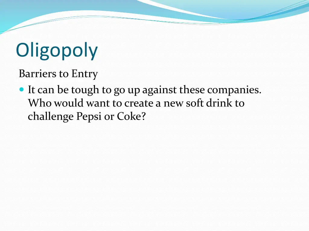 oligopoly 1