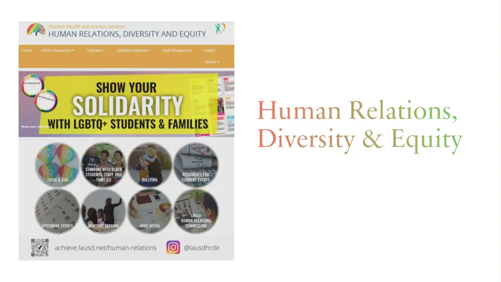 human relations diversity equity