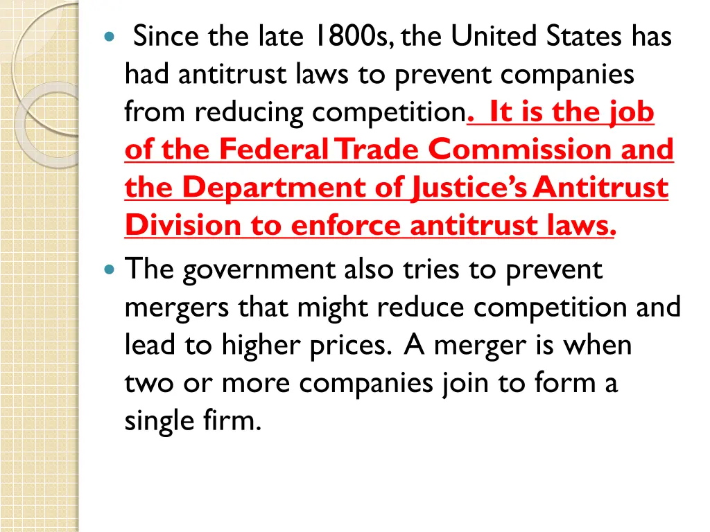 since the late 1800s the united states