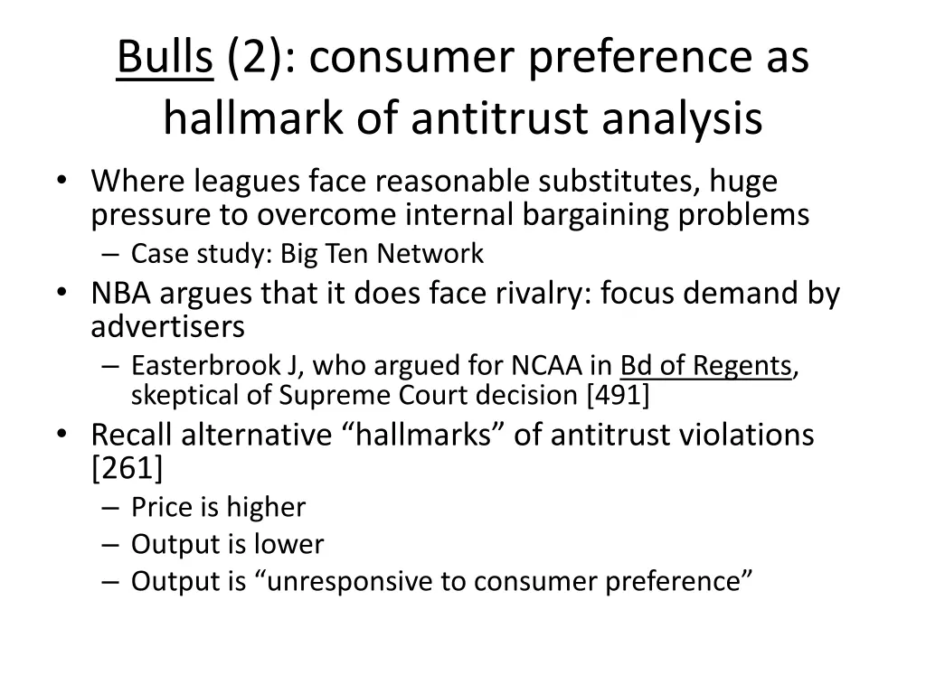 bulls 2 consumer preference as hallmark