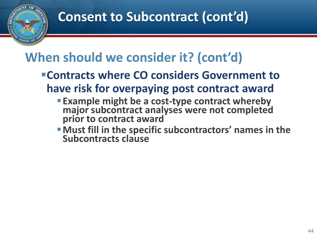 consent to subcontract cont d 1