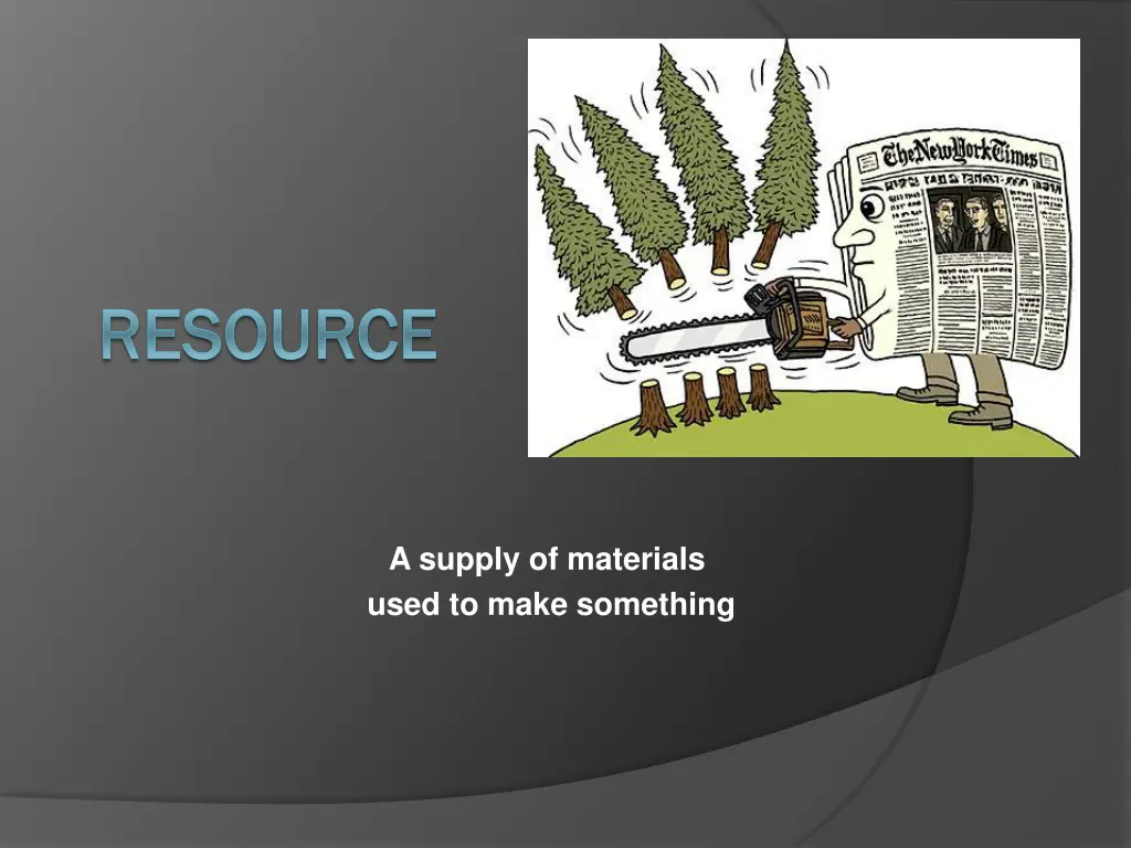 resource resource