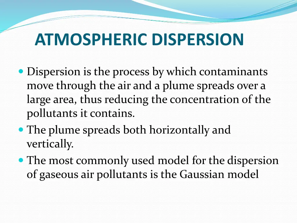 atmospheric dispersion