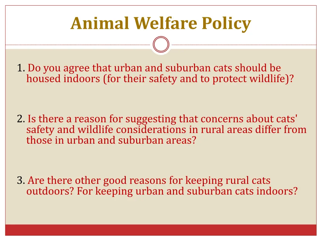 animal welfare policy 1