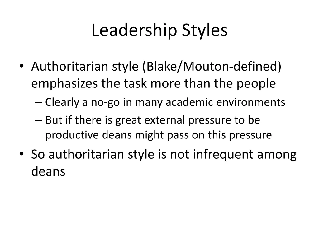 leadership styles 1