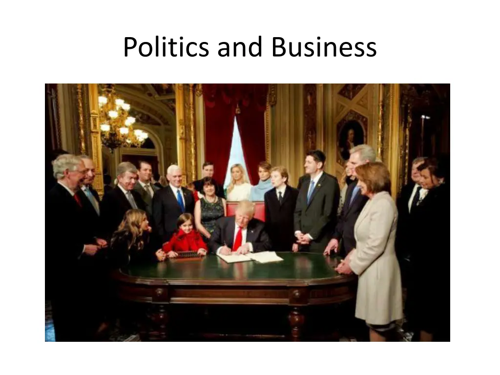 politics and business