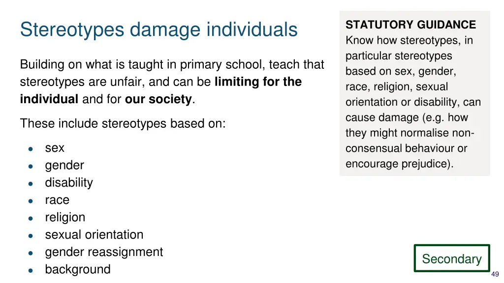 stereotypes damage individuals