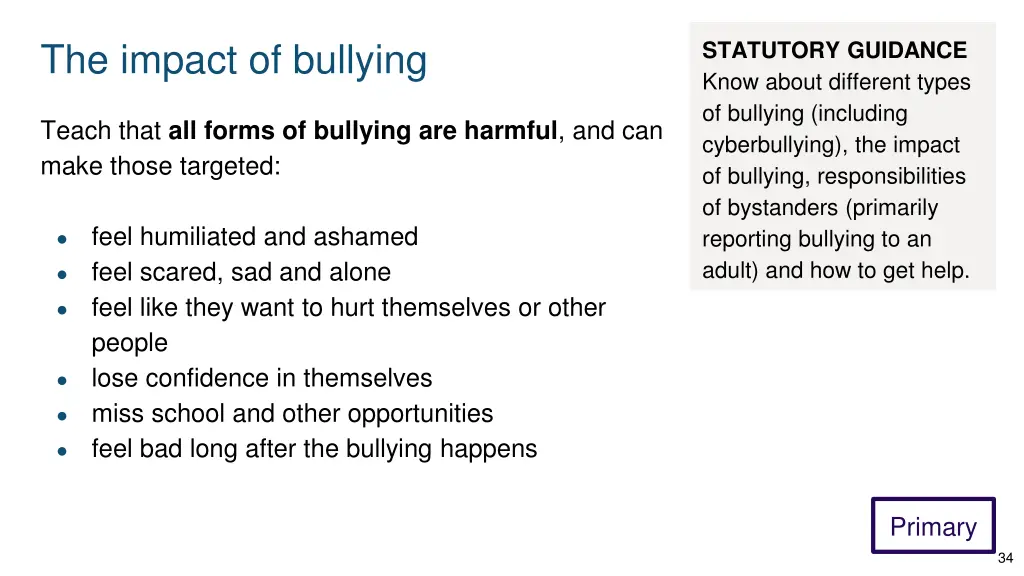 the impact of bullying