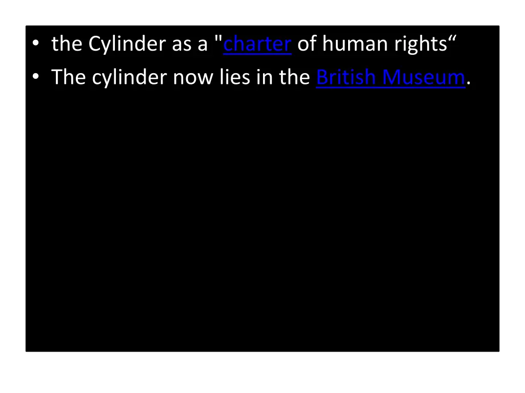 the cylinder as a charter of human rights