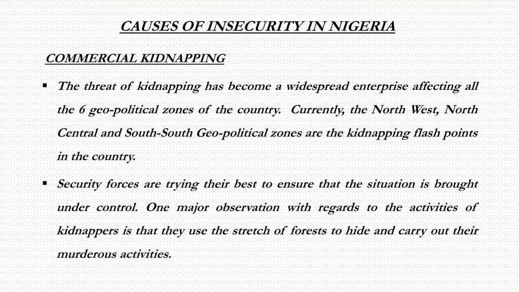 causes of insecurity in nigeria 4